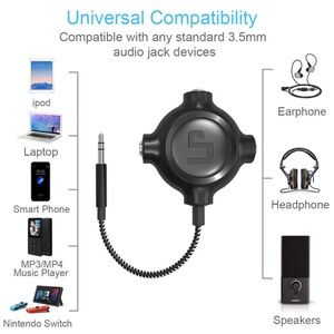 Universal Black Audio Splitter black box 7